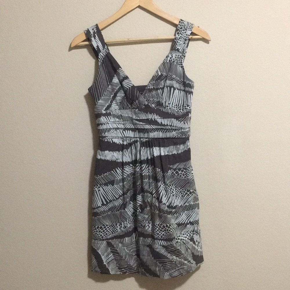 BCBG COCOA PRINT SUMMER DRESS